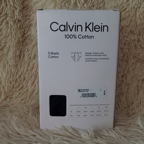 Calvin Klein Men's Cotton Classics 5-pack Brief - Picture 6 of 12